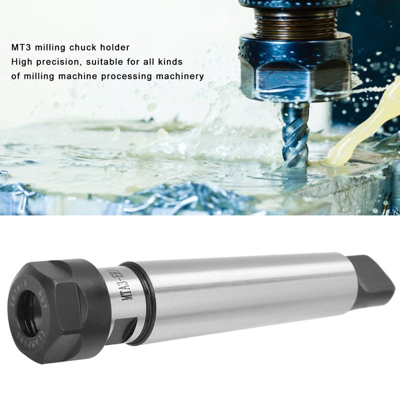 MTA3 Morse Taper Collet Chuck Holder Carbon Steel CNC Milling
