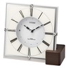 Citizen 4RY707-003 Radio-controlled Table Clock, Mariage 707, Plastic Frame, Wooden