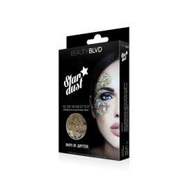 BEAUTYBLVD Stardust, Cruelty Free Face, Body and Hair Glitter Kit - Drops of Jupiter