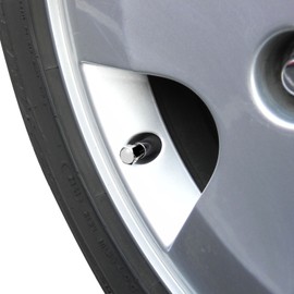 Baron & Baron, Inc. Tire Stem Valve Caps Set for Lexus (Chrome)