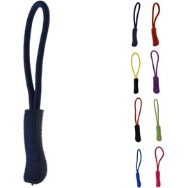 ROKEL Zipper Pulls, Zip Puller Replacement – 5 Pack Navy Blue, Durable Zip Tags Cord Pulls for Backpacks, Luggage, Jackets, Suitcases & Bags – Easy Fix Zip Repair Extension (Navy Blue, 5 Pack)