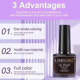 16pcs Gel Nail Kit with 18LED UV Lamp Complete Manicure Tool Set Multiple Colors for Professionals and Beginners at Homecolor: L-YH43-2-USB Color