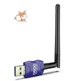 Class 1 Long Range Bluetooth Adapter for PC, QGOO USB Bluetooth Adapter for PC 5.3+EDR, Bluetooth Dongle Bluetooth Receiver Support Windows10/8.1/8/7（blue-209）