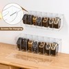 Cool Blang Acrylic Belt Organizer with Dust Cover – Clear
