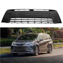Primed Front Bumper Face Bar Grilles Fits for 2018-2020 Toyota Sienna Replacement of 5310208020 TO1036191