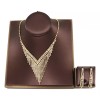 TECNOLOGÍA INFINITA Mujer Sets De Joyería Cristal Deco Boda Collar