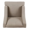 HomePop Swoop Arm Accent Chair, Tan