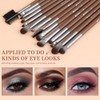 DUcare - Juego de 22 brochas de maquillaje profesionales con