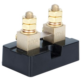 CG 100A 100mV Ampere Electrical Digital DC Current Shunt Resistor for amp Panel Ammeter Current Measurement Tester Gauge…