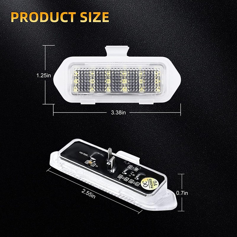 JAMESVAN for Chevy Silverado GMC 2003-2006 Sierra 1500 18 LED