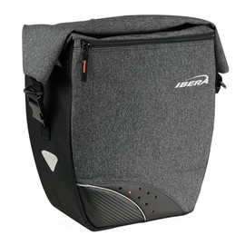 Ibera G-2 PakRak Pro Panniers - Bike Bags with Quick-Release System - Spacious Storage and Reflective Details - Set of 2