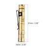 PATIKIL Mini Flashlight with Clip, Super Light Small LED Pen