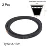 sourcing map 2 x A-1321 V-belt drive belt, 1321 mm,