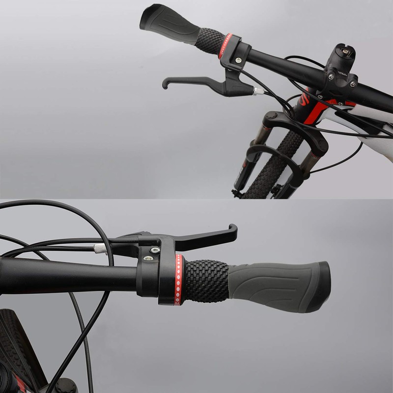 TOPCABIN Bike Grips 2PCS 90mm Length Bike Handlebar Grips Short