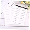 Baluue 4sheets Eyebrow Stickers of Hair-like Simulation for Women Easy