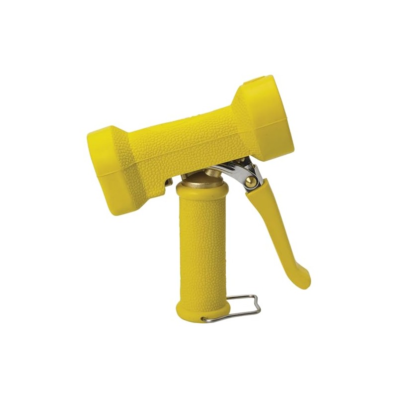 Vikan 93246 Water Gun,Heavy Duty,Brass/EPDM/Rubber/SS,Yellow