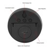 Indoor Thermometer Hygrometer Multifunction Thin Accurate Wall Mounted Digital Alarm