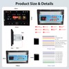 Motoris 9 Inch Single Din Car Stereo Radio with Built-in