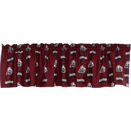College Covers Mississippi State Bulldogs Printed Curtain Valance - 84" x 15"