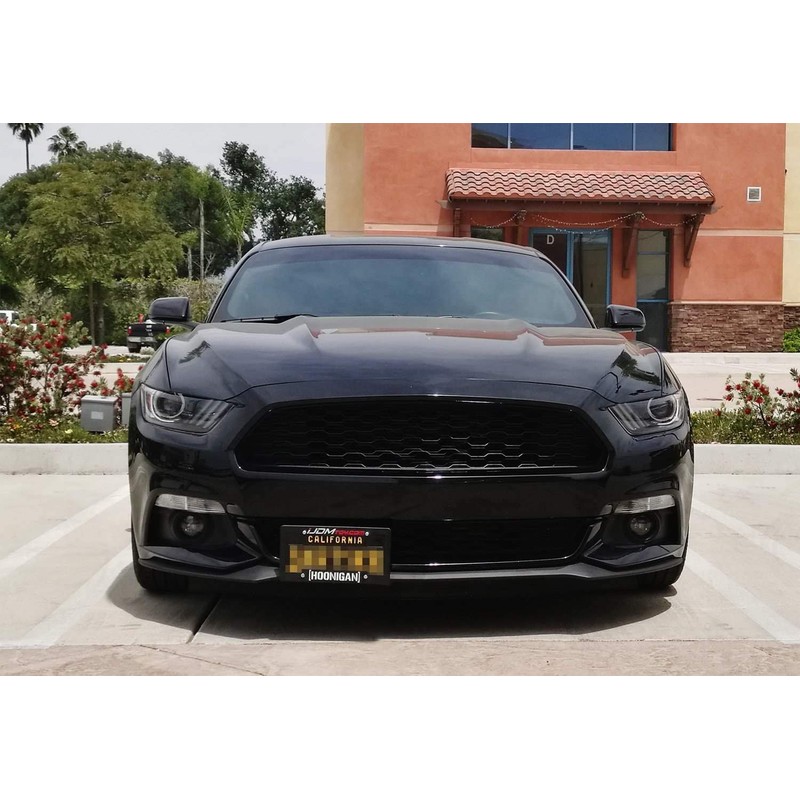 iJDMTOY No-Drill Front License Plate Relocator Bracket Compatible with 2015-2023