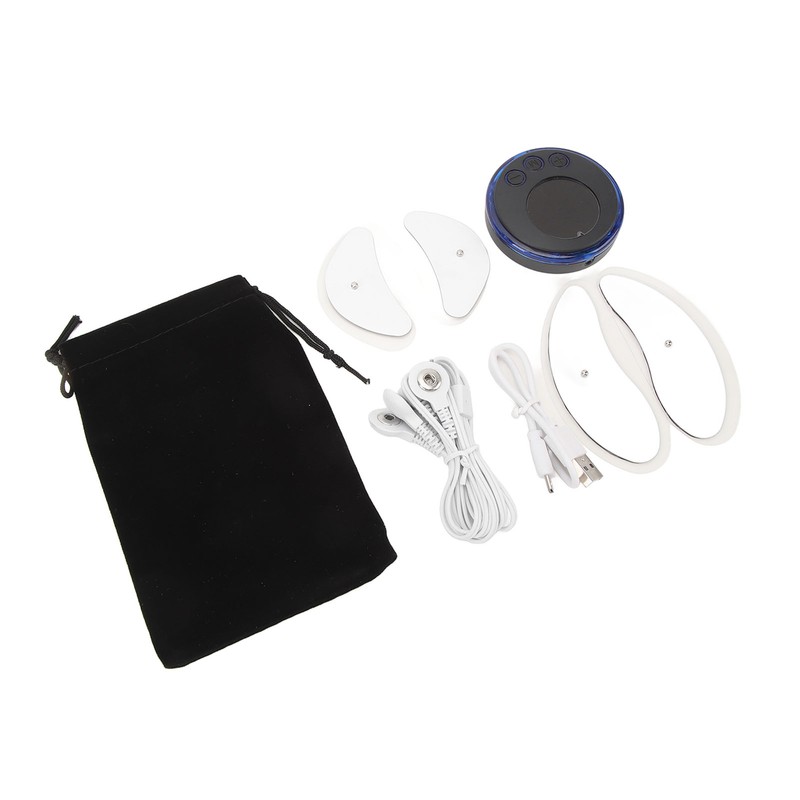 Facial Microcurrent Massager with 4 Patches Tightening Improve Circulation Low