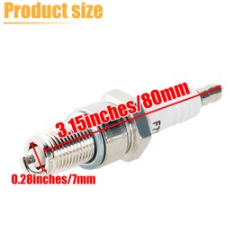 QAZAKY Spark Plug F7TC for Generator GX120 GX160 GX200 GX240 GX270 GX340 GX390 GCV160 GCV190 Go Kart Mini Bike Lawnmower Tractor Rototiller Water Pump Tillage Polishing Machine Chainsaw 168F 168FA FB