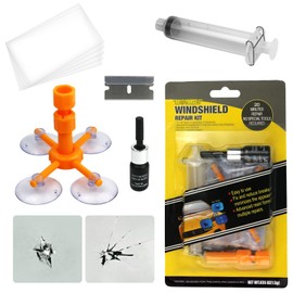 Car Windscreen Repair Kit with Resin Repair and Pressure Sprayer Repair Kit for Car Windscreen Repair Crack, Crack, Slit and Scratch Repair Kit