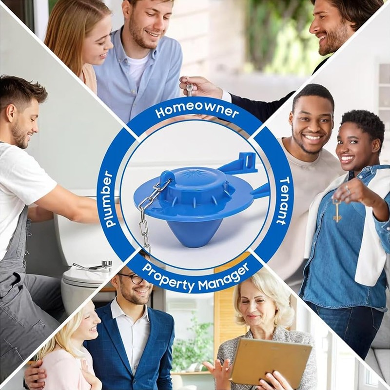 Peakloong Universal Toilet Flapper Replacement Kit 1SET 2 Inch Toilet