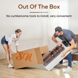 2 Drawers Slim Bathroom Storage Cabinet, Narrow Floor Cabinet with Wheels Toilet Paper Holder, Waterproof Storage Organizer for Small Spaces, Kitchen, Laundry, Office, Bedroom, Out of The Box