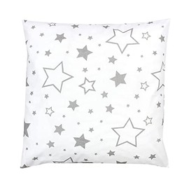TupTam Children's Cushion Cover Decorative Patterned Grey Galaxy Size: 40 x 80 cm