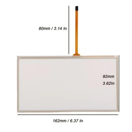 Micarun Touch Screen Digitizer Glass on Navigation Radio LCD 7 inch 8 Pin Replacement for 2018-2019 Nissan Frontier 2014-2017 Avalon