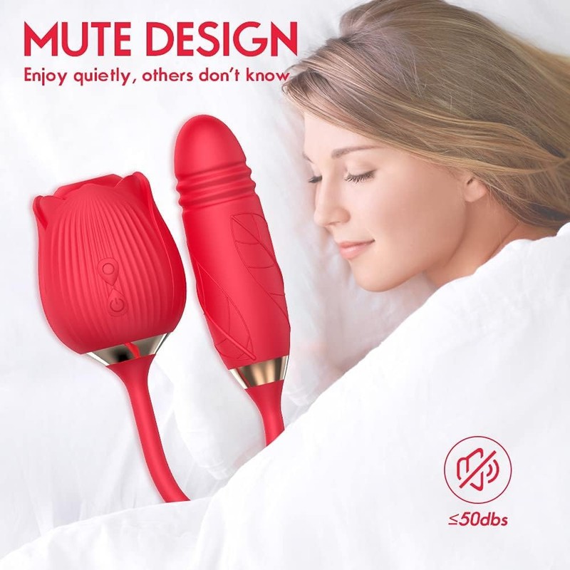 Roses Flower Toy for Women, Whisper-Quiet & Waterproof Design Toys