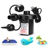 YUUUPIM Electric Air Pump Portable Quick-Fill Air Pump with 3