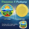 IELCJJ IELCJJ Original Sunlight Sobriety Coin, Delicate Artsy Landscapes Sobriety