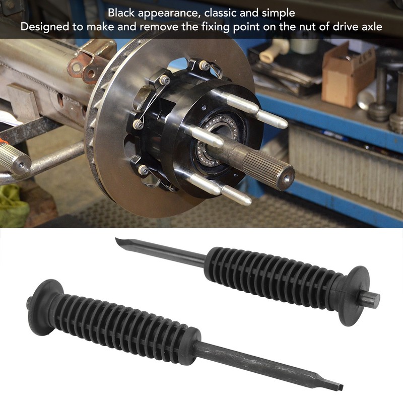 2PCS Drive Axle Nut Installer and Remover Tool Black Replacement