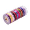 UR URLIFEHALL 12 Rolls 12 Colours Flat Spandex Elastic Stretch