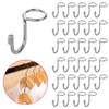 Sumnacon Hanger Connecting Hooks, Stainless Steel Joint Hooks, Wardrobe Storage,
