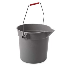 ラバーメイド(Rubbermaid) BRUTEバケツ(S) 9.5LグレーFG296300GRAY