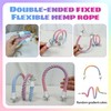 Bird Rope Perch Gradient Bendable 3Pcs Stand Bird Cage Climbing