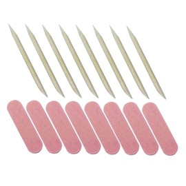 SAFIGLE 100sets Complete Manicure Tool Set Nail File Buffing Block Art Tools Pedicure Files Wooden Picks Practical for Professionals