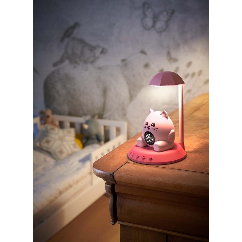 Bigben Street Light Night Light Alarm Clock (Cat)