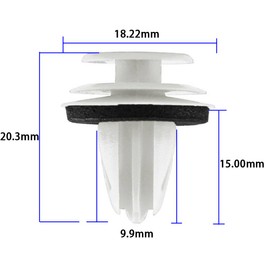 TUDOUZZZ Rivet Bumper Clip Car Interior Clip Plastic Rivet Pips Set of 20 Genuine