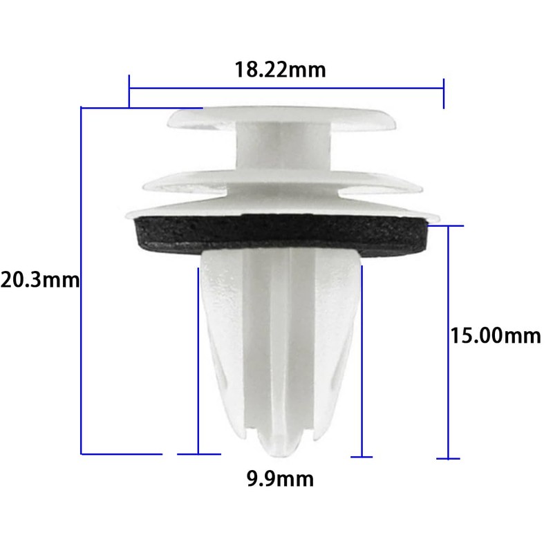 TUDOUZZZ Rivet Bumper Clip Car Interior Clip Plastic Rivet Pips