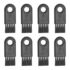 8 Piece Cleaning Brush, Hair Brush Cleaning Set, Razor Cleaning Brush, Black, Small Brushes for Cleaning, Mini Brush for Removing Electric Shaving Heads, Beard Remnants and Dust