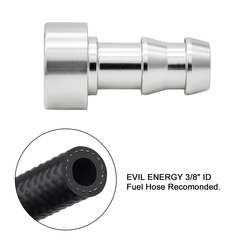 EVIL ENERGY 3/8" Weld On Hose Barb Tail Nipple On