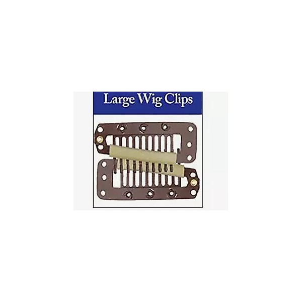Soft'n Style Soft 'n Style Large Brown Wig Clips 6