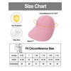 Rulala Fancy Sun Hats for Womens Wide Brim Visor UV
