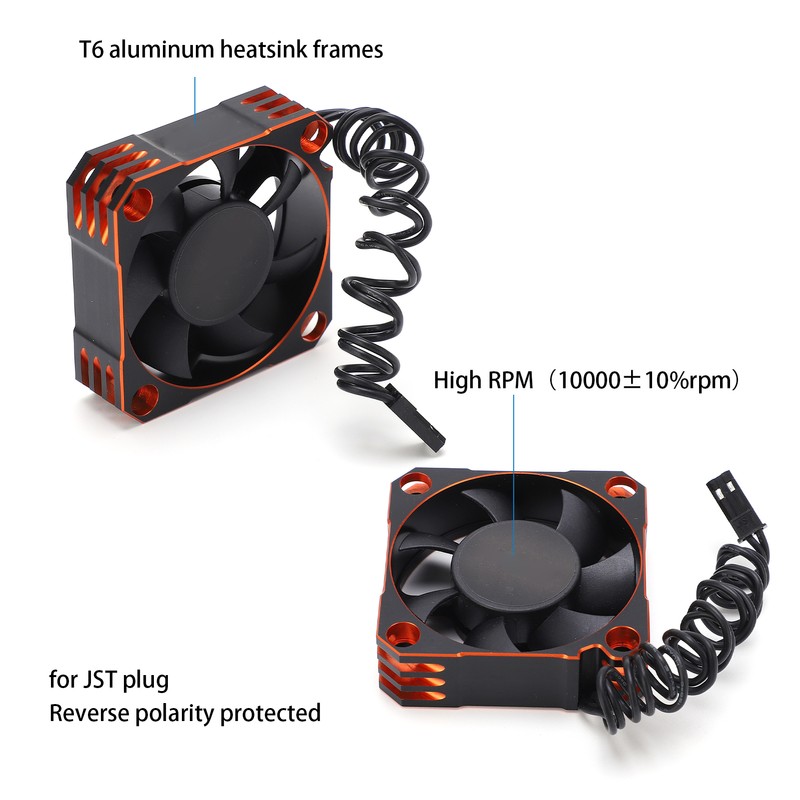 ROCKET 50mm Motor Cooling Fan 8.5V/10000RPM for 1/8 1/5 1/6
