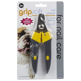 JW Pet Company GripSoft Deluxe Nail Clipper for Dogs, Large