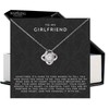 To My Girlfriend Necklace, Necklace For Girlfriend, Valentines Day Gift,